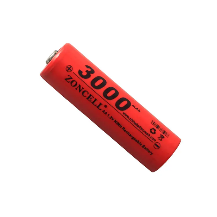 Bateria recarregável aa ni mh, bateria recarregável no para câmera 3000mah 1.2v no