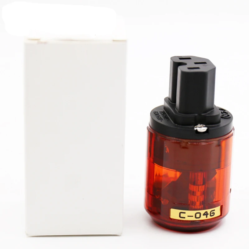 2 шт., разъем IEC с медным покрытием C-046 переменного тока