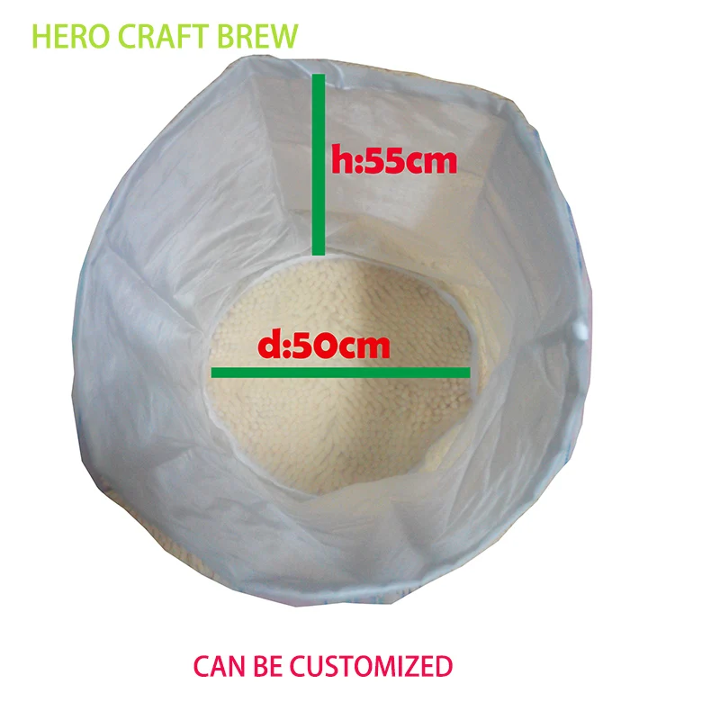 Home Brew 55cm*50cm Brouwen Filter Bag For Craft Brew In Bag All Grain Homebrew Wine Filter Bag Rice Wine Can Be Customized