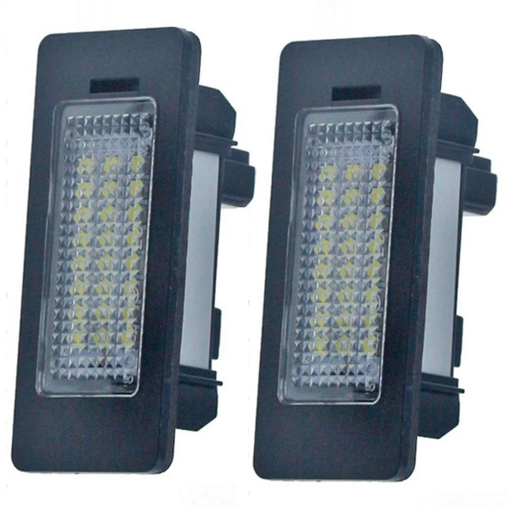 2pcs 24LED Error Free License Plate Light high quality suitable for BMW E92 E93 M3 E90 E70 E60 E39 F30 2006 - 2013