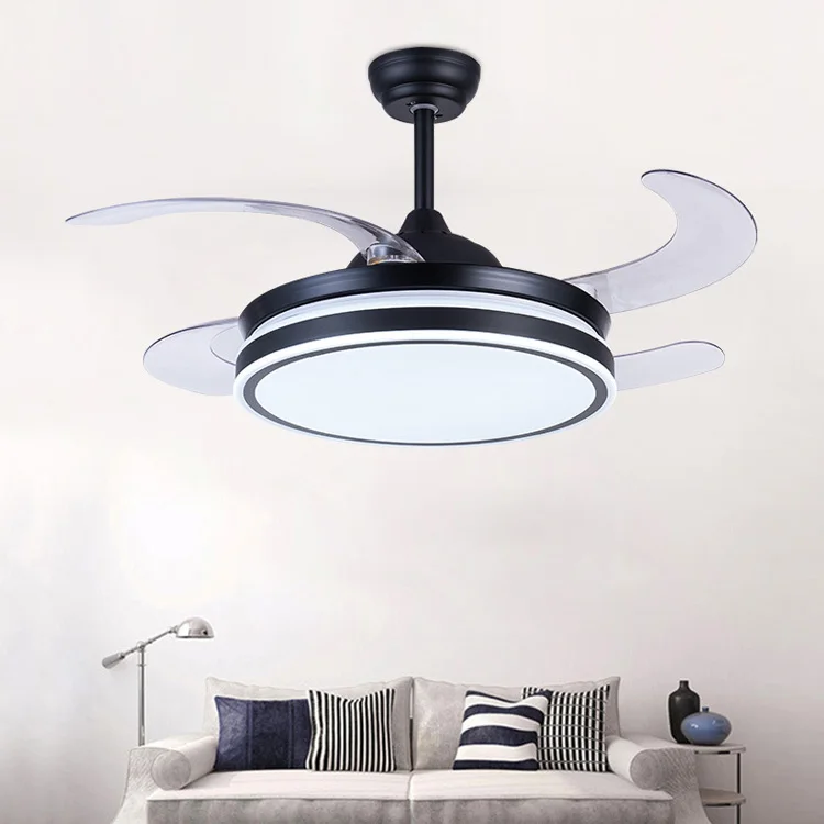 Air purifying ceiling fan negative ion air purification fan with lamp invisible ceilng fan lamp