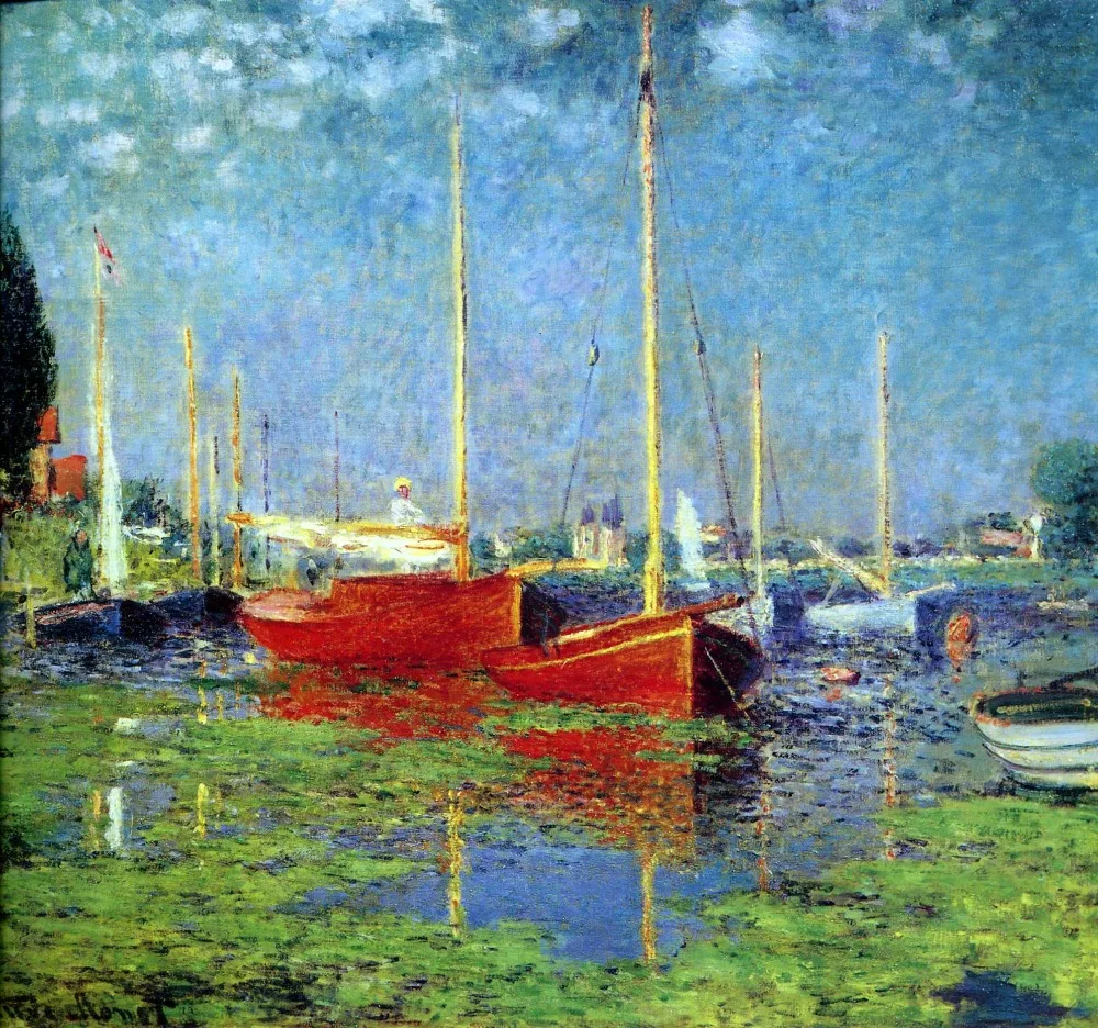 

100% handmade Oil Painting Reproduction on Linen canvas,argenteuil-1875 by Claude Monet,museum quality,Free DHL Shipping