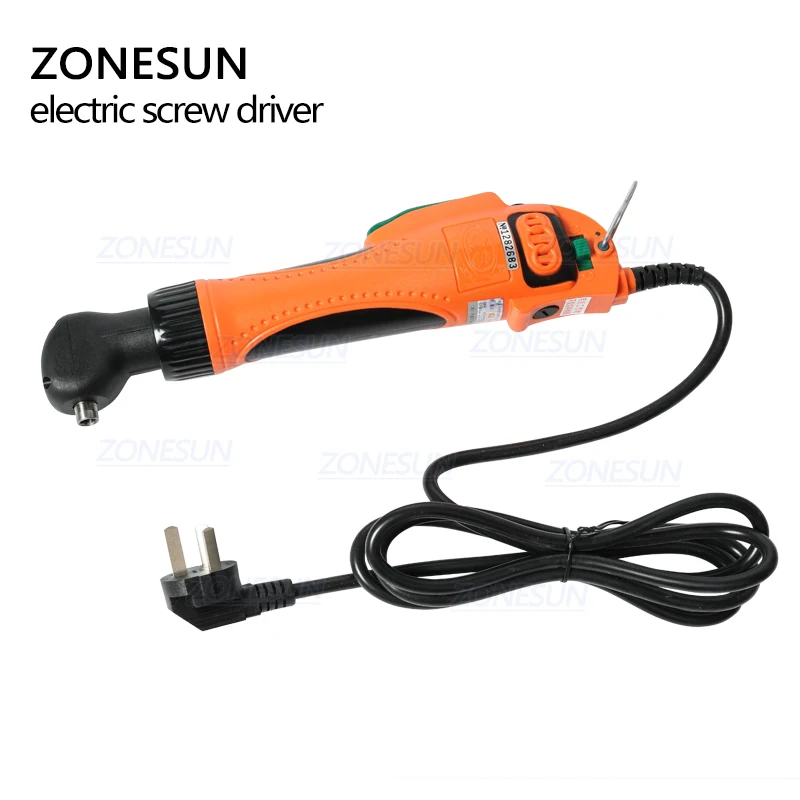 ZONESUN прямоугольный локоть дизайн Электрический винт драйвер болт ручной инструмент крутящий момент Электрическая отвертка болт драйвер