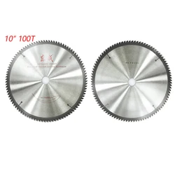 10 cal brzeszczot do 100 zębów cięcia Aluminium brzeszczot do 254mm piły tarczowe 255mm * 2.4*100T brzeszczot 1pc