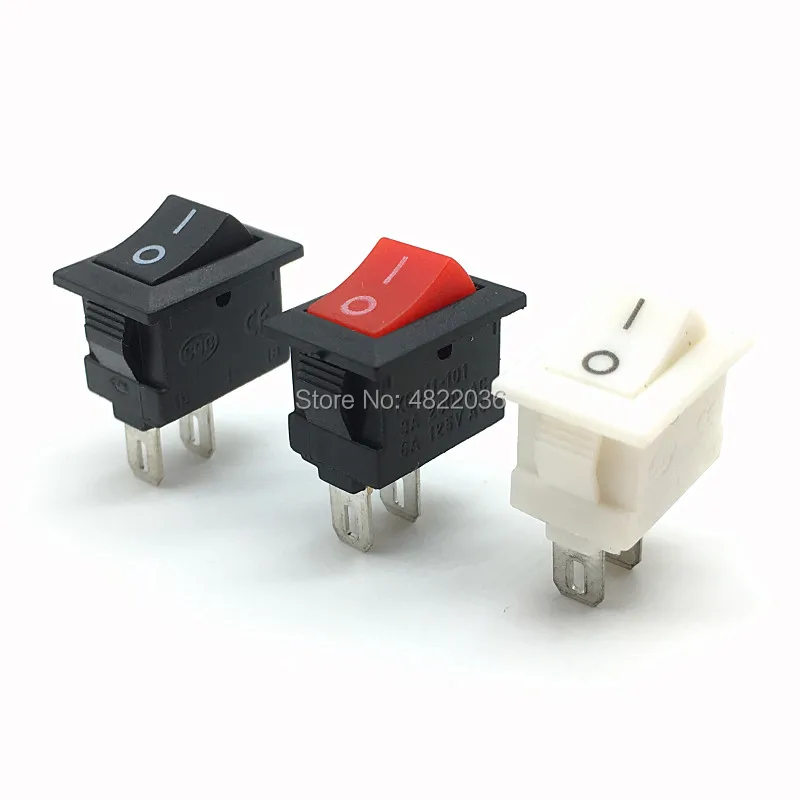 

KCD11-101 3A/250V Маленький Черный Красный Белый 10*15 мм SPST 2PIN ВКЛ/ВЫКЛ Кулисный переключатель для лодки Приборная панель автомобиля Грузовик RV ATV Главная