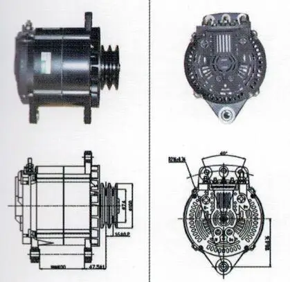 

28V 150A ALTERNATOR JFZ2915KW6B