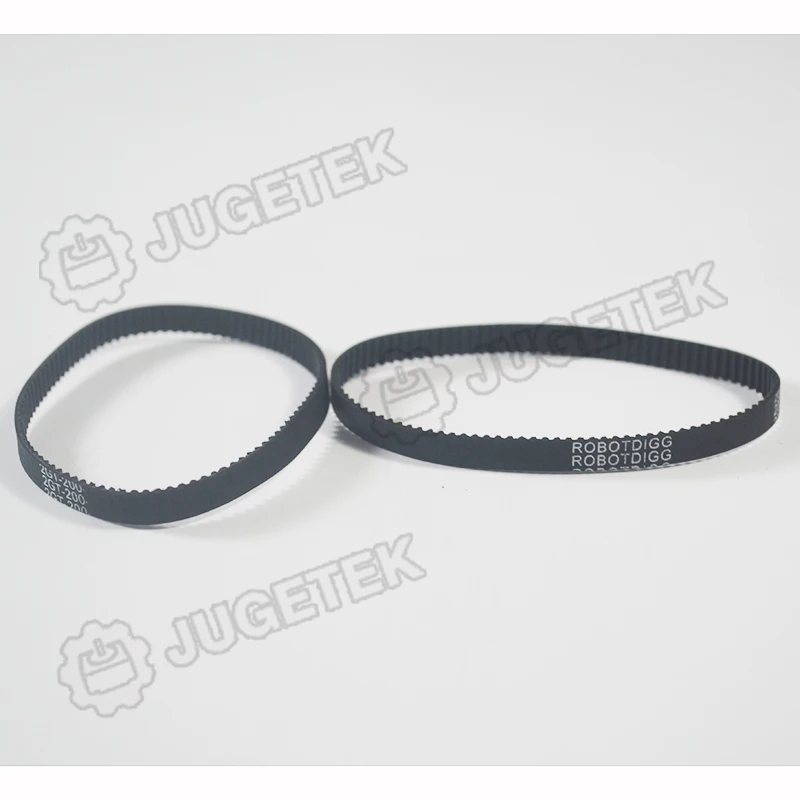 200mm length 100 teeth 6mm width Closed-loop GT2 Timing Belt  200-2GT-6