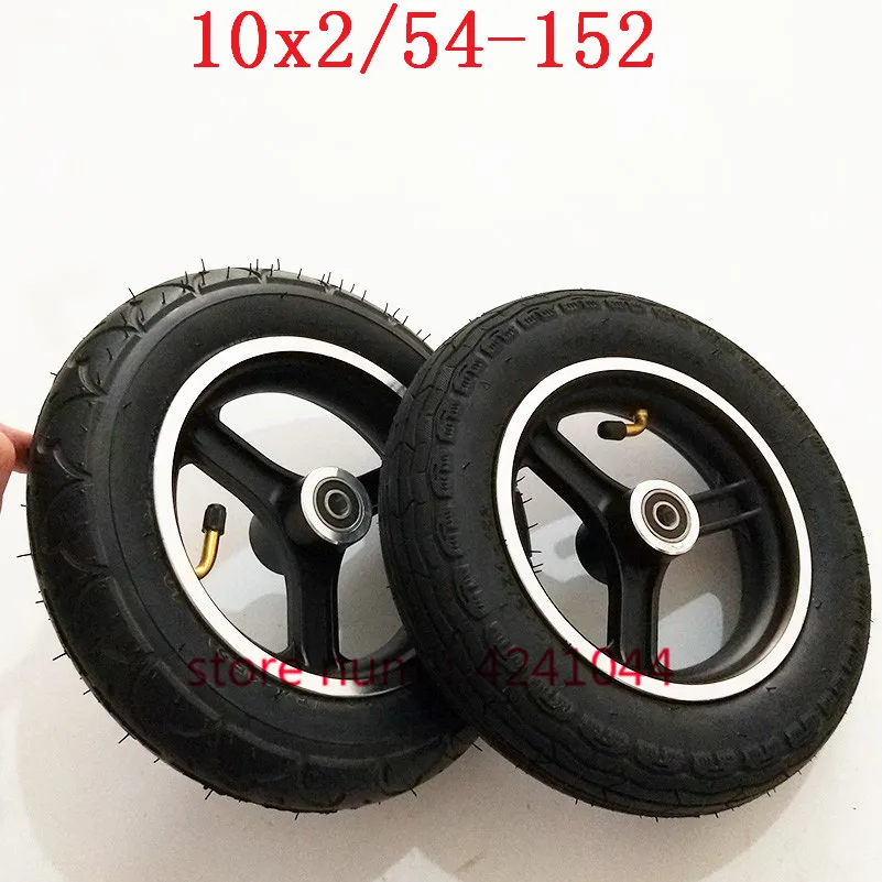 54-152/10x2 tyre 10x2.0tire inner tube with 10\'\'alloy rim hub for Electric balance car,baby stroller 10x2Electric scooter wheel