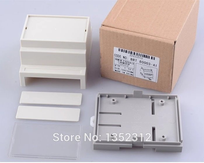 10 pcs/lot PLC industrial boxes din rail enclosure plastic electrical enclosure instrument switch box 72*87*60MM