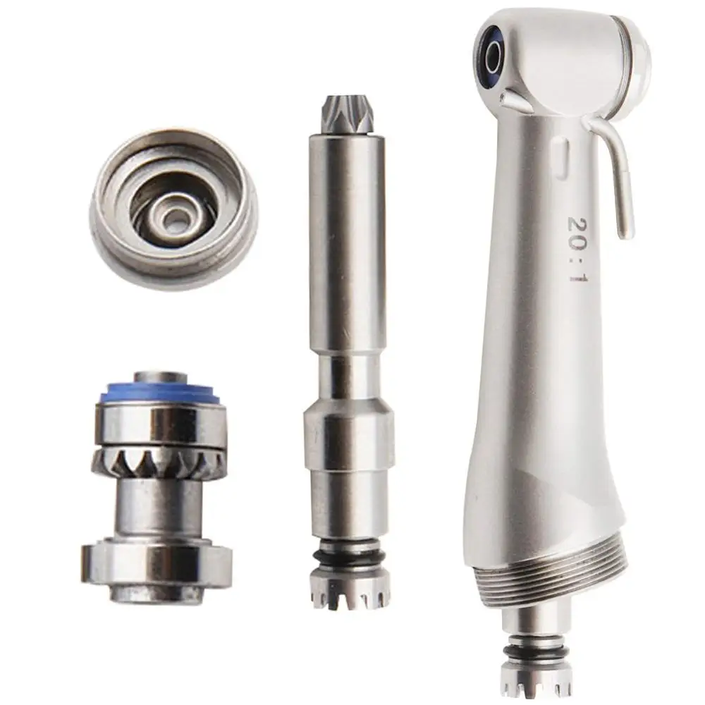 Contra Angle Head Fits Dental Low Speed Handpiece 20:1 Reduction Implant Surgery Contra Angle Handpiece 124C-20