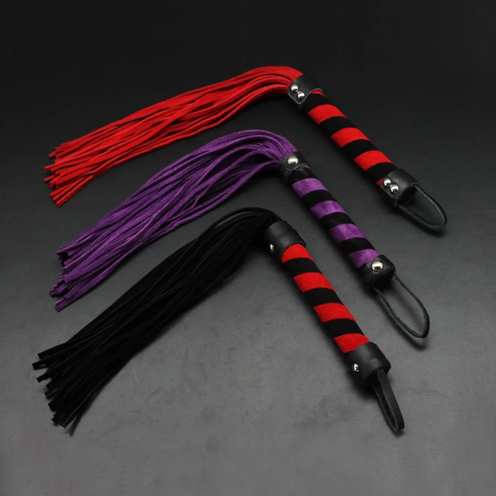 100% Handmade leather whip for adult sex game sex toys adult products flirting toys free shipping