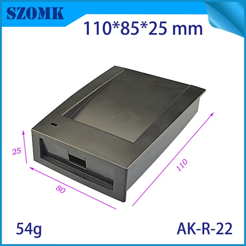 4 Pcs 110*85*25mm szomk plastic outdoor enclosure switch box power supply RFID card reader instrument device box pcb enclosure