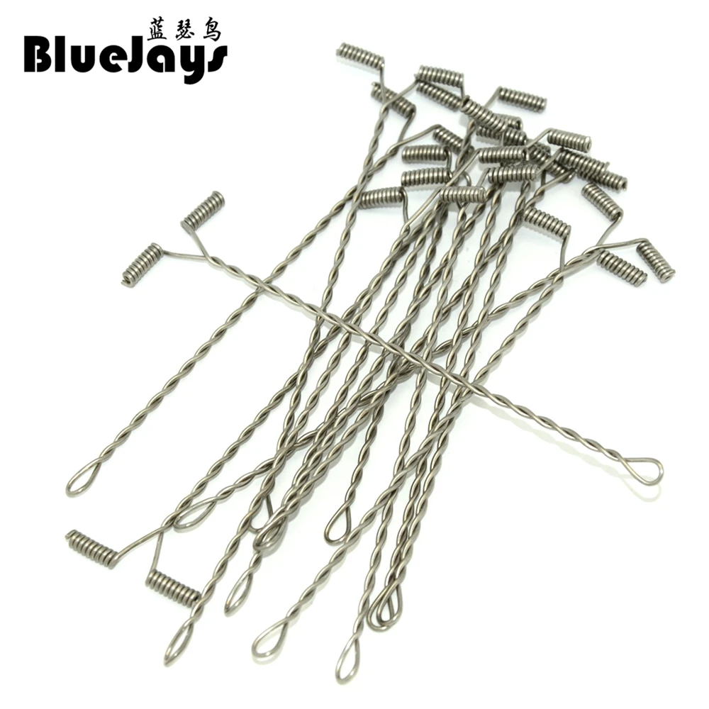 

BlueJays 50pcs/lot Lure Balance use For Steel wire Fishing line DIY 5cm-20cm T-shape Fishing Accessories Connector free shipping