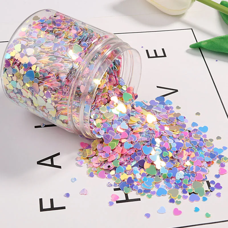 New Box 75g-80g/Box Five Mixed Colors Shape Loose Sequins Paillettes Nails Art Manicure Material,Wedding Decoration Confetti