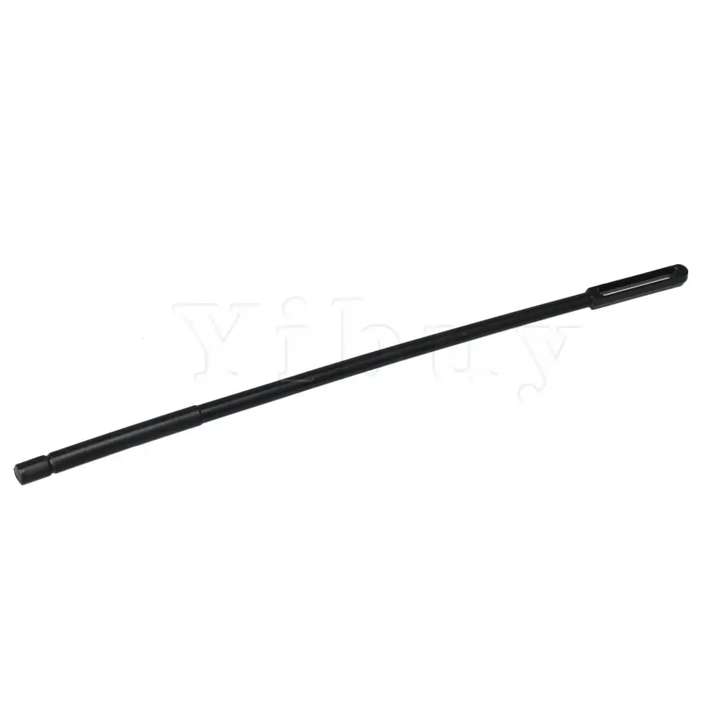 Yibuy   Piccolo Cleaning Rod Plastic Piccolo Bore Barrel Chamber Protection Clean Tool for Musical Instrument Accessory Black