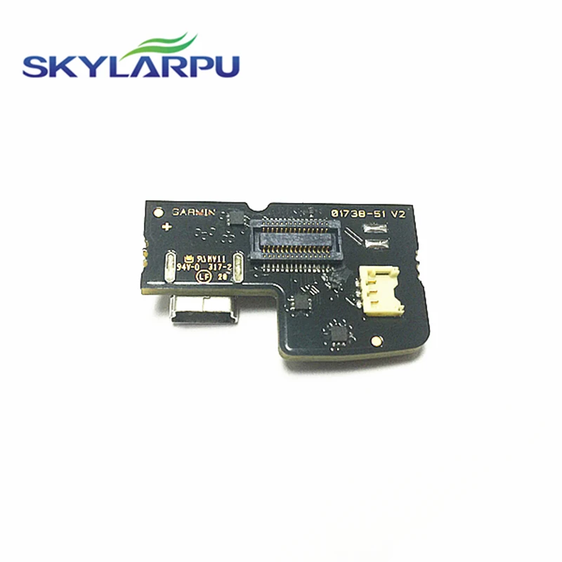 Skylarpu PCB W MiniUSB & MicroSD Holder For Garmin Edge 810 TYPE-10 (810 Touring) Repair Replacement Free Shipping