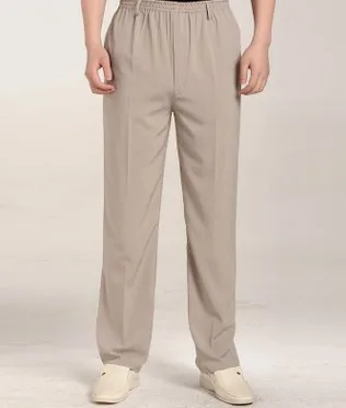 Spring and summer new men's wear pants, thin trousers and long trousers, are relaxed and relaxed