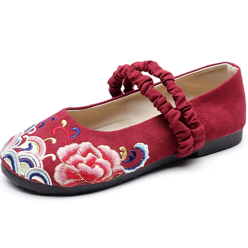 Cotton Hemp Dress Shoes Womens spring summer idyllic wind shallow fisherman shoes female autumn shredded flower craft shoes