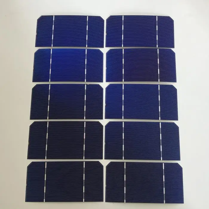 ALLMEJORES 25pcs 125mm*62.5mm Monocrysatlline Solar cell 1.4W 0.5V each piece For diy 12V 35W Solar panel charger