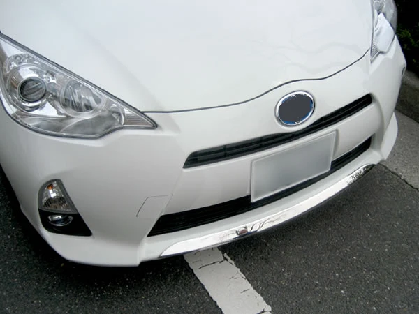 JY SUS304 Stainless Steel Front Bumper Lip Trim Car Styling Cover Accessories for Toyota Prius C Aqua NHP10 2011-2014