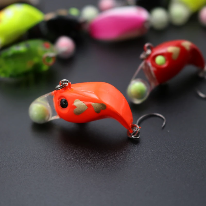 1PCS Fishing Lure Sinking Mini VIB Minnow 2.5cm 3g Artificial Small Hard Bait Sharp Hook Crankbait Wobbler Tackle Trout