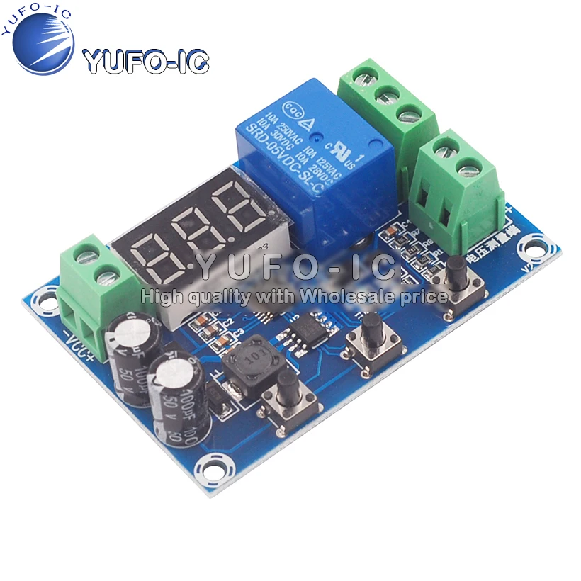 M608 Battery Charge And Discharge Module Integrated Voltmeter Undervoltage Overvoltage Protection Timing Charge And Discharge