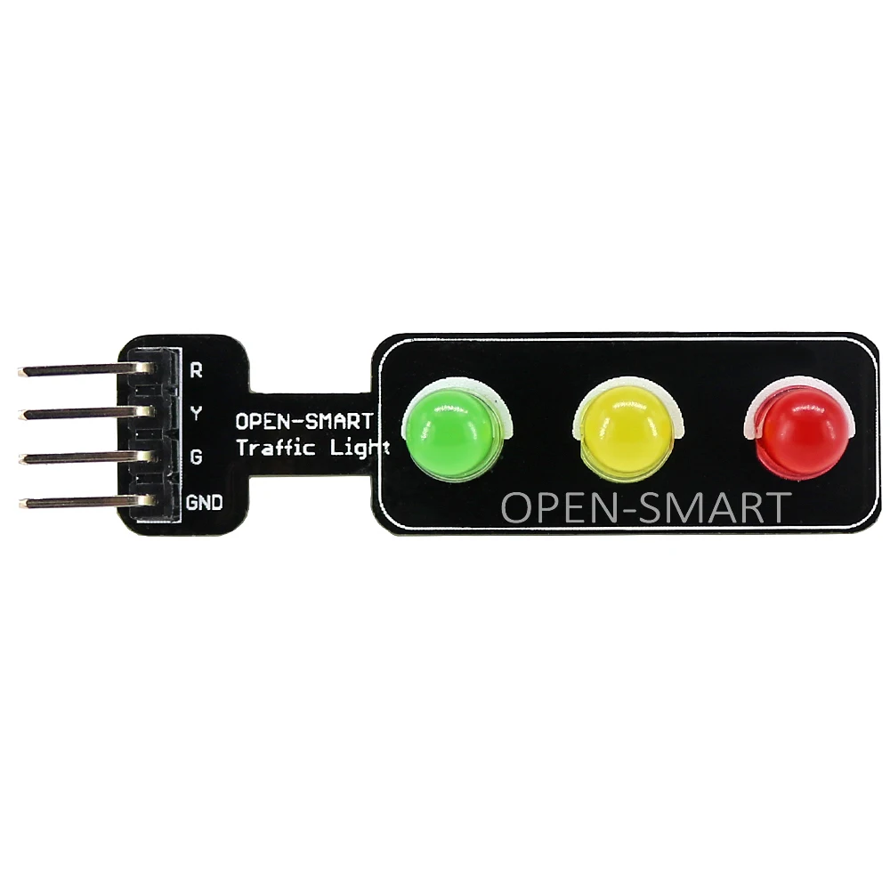 Traffic Light LED Display Module Onboard Red Yellow Green 5mm LED Great for Making Traffic Light System Model for Arduino