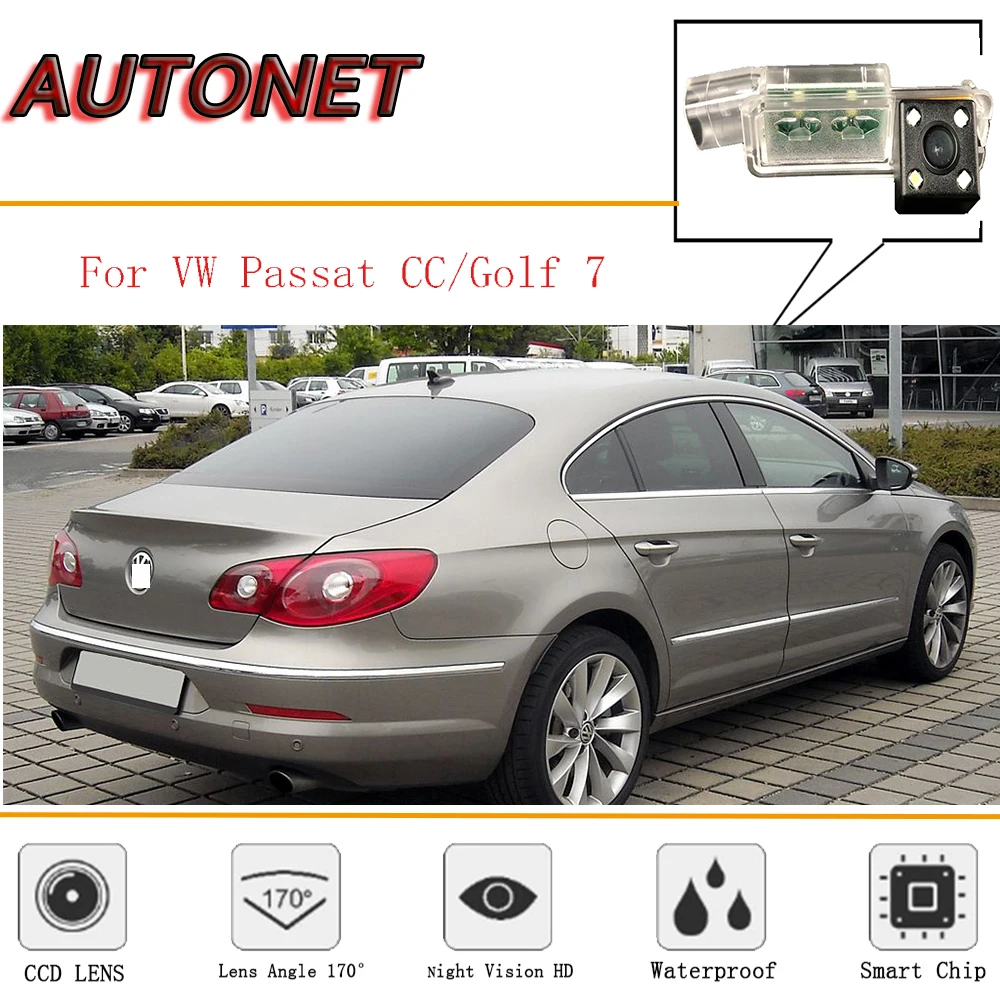 

AUTONET Rear View Camera For VW Passat CC Passat B6 B7 B8 Magotan Golf 7 Night Vision/Backup camera/License Plate camera