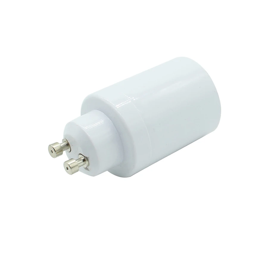 Adaptador de Base de bombilla GU10 a E27, conector bi-pin a Edison, convertidor de enchufe de luz de tornillo resistente al calor hasta 200 ℃, sin