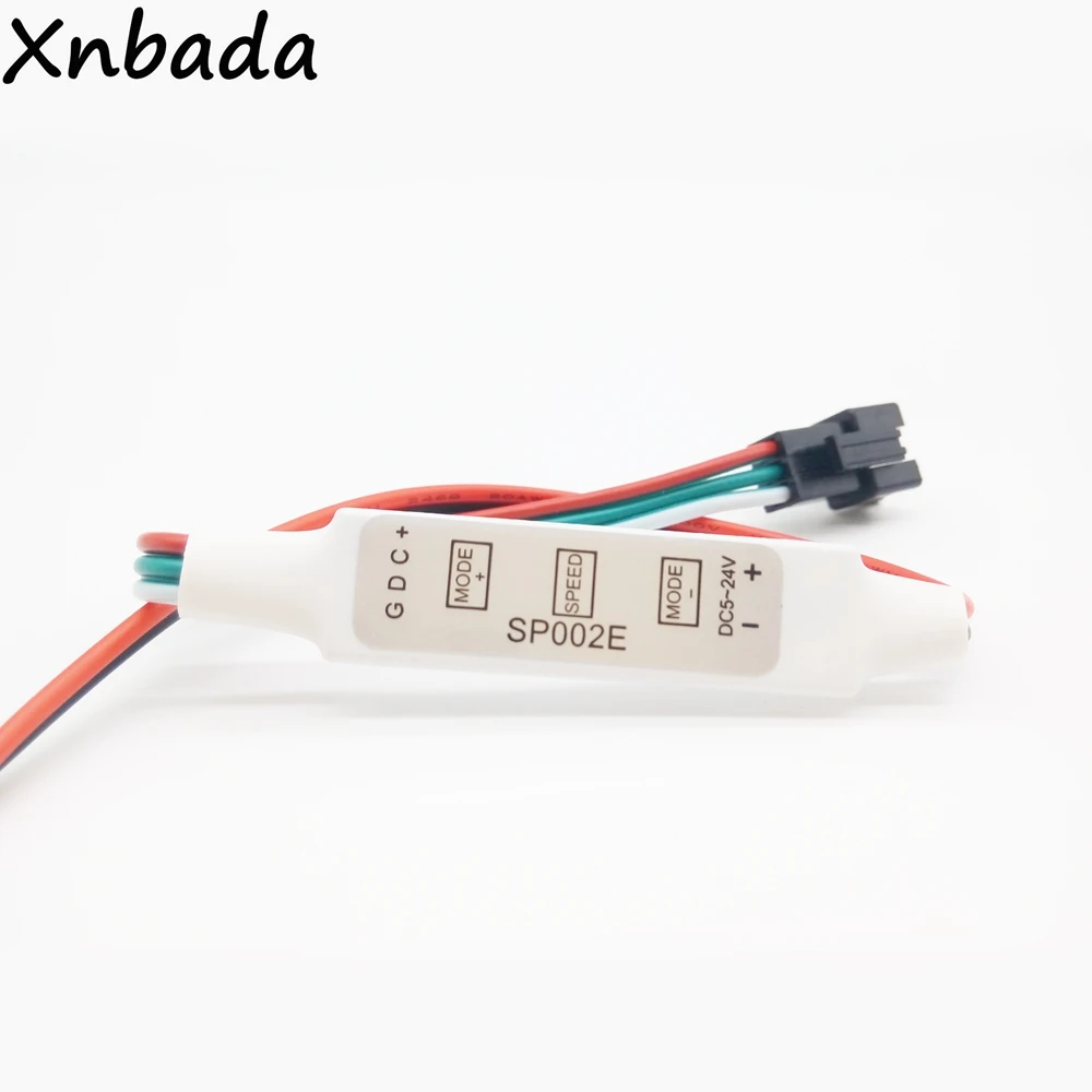 

SP002E Mini 3 Keys RGB Led Controller For DC5-24V Pixels Dream Color WS2811 WS2812B UCS1903 16703 Led Strip Light