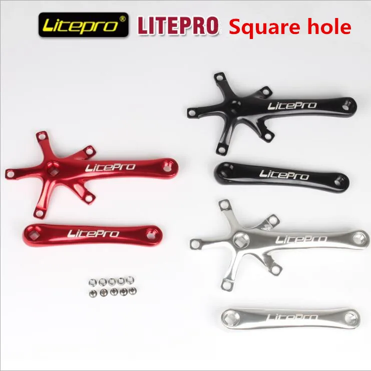 Litepro Single Speed 130BCD Folding bike Crankset BMX Chainwheel 45/47/53/56/58T Chain Wheel 170mm Crank Chain Ring