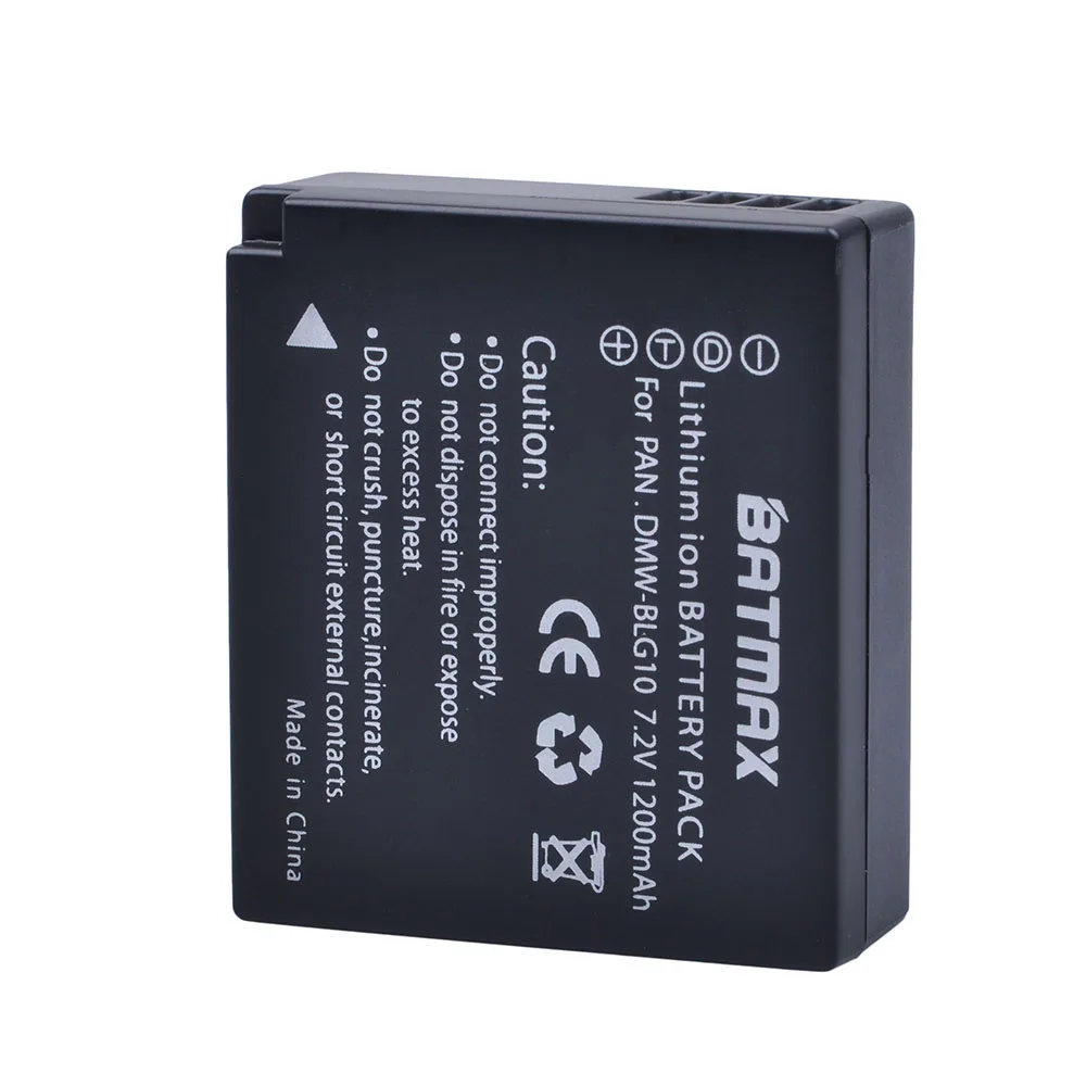 2 sztuk DMW-BLG10 BLG10E BLG10PP BLE9 BLE9E baterie do Panasonic Lumix DMC GF6 GX7 GF3 GF5 ZS100 ZS60 LX100 GX85 DC-ZS70 GX80