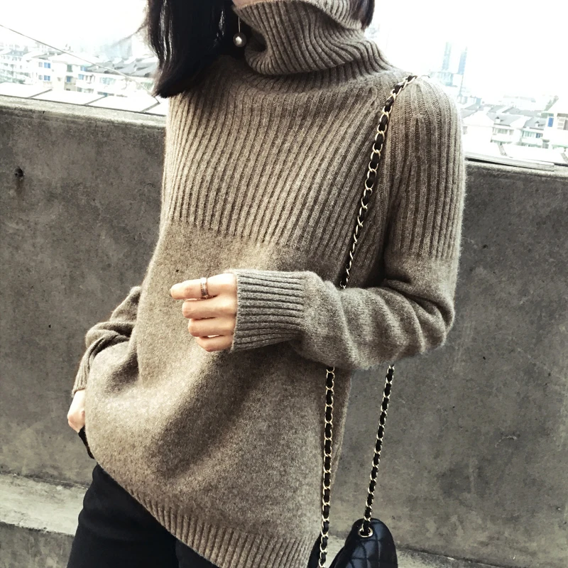 winter sweater women turtleneck fashion women sweater  knitted pullover  Plus Size cashmere sweater women new tops sweaters 2019