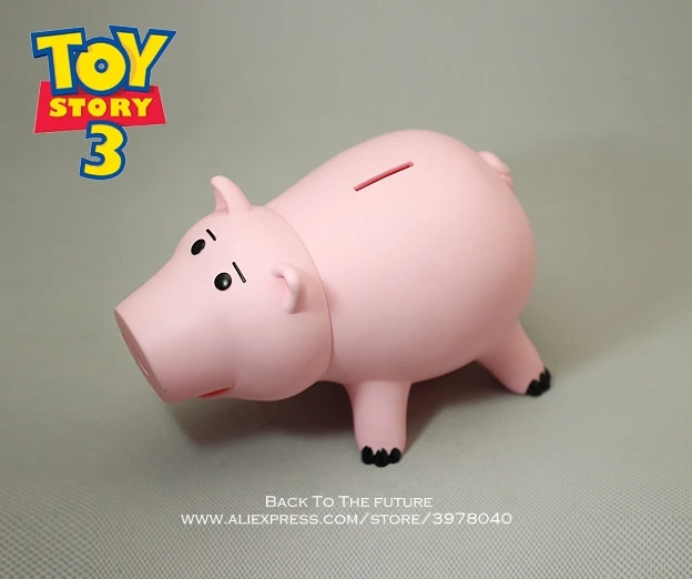 Disney Toy Story 4 Hamm the Piggy Bank Q Version 21cm PVC Pig Action Figures Mini Dolls Kids Toys Model for Children Gift