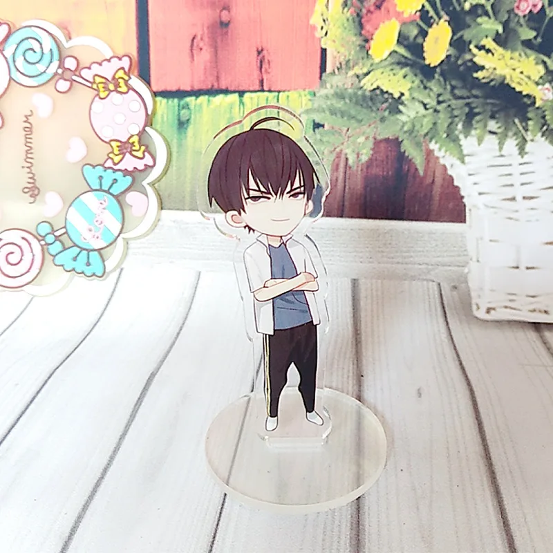 New Old Xian 19 Days Mini Figurines Acrylic Stands Mo Guanshan, He Tian Manga Characters Model Plate Holder Cosplay Gift