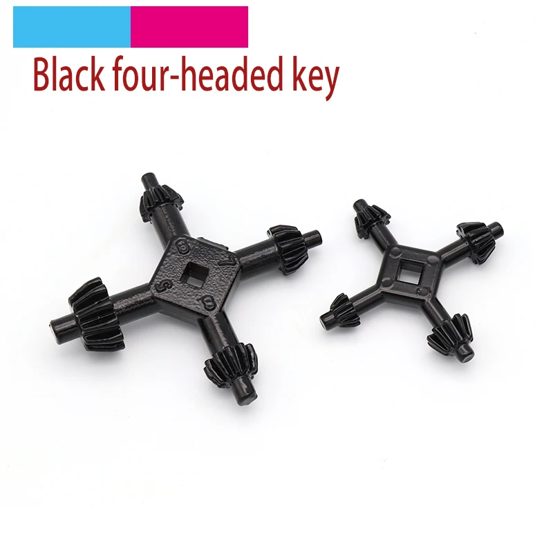 1 pz Set di chiavi 4 In 1 universale multifunzione trapano a mano chiave mandrino chiave a quattro teste trapano elettrico Gadget portatile all'aperto