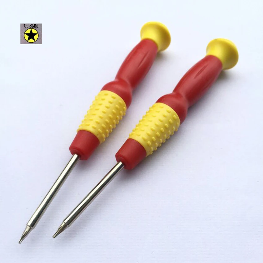 10PC/set wholesale  0.8MM star-shaped screwdriver repairing disassemble tools for mobile phone