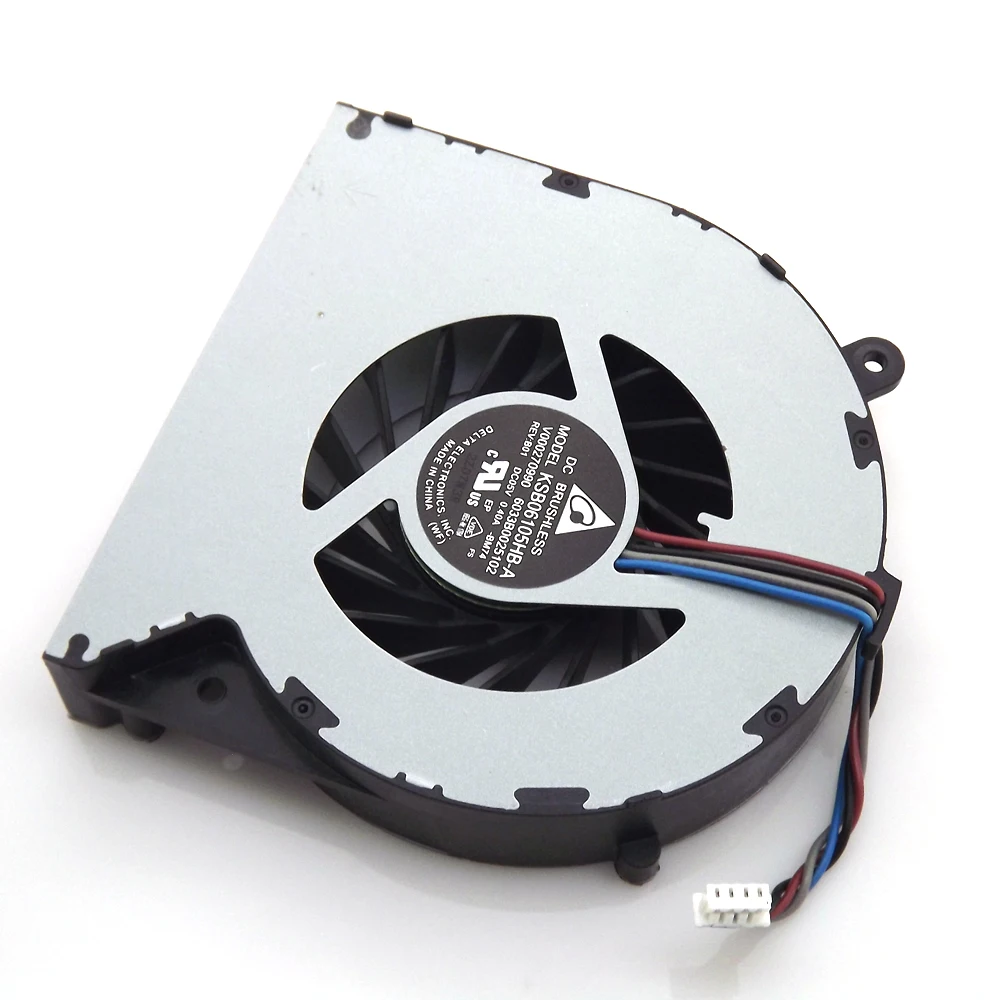 New KSB06105HB-A DC5V 0.4A Cooler Fan Replacement For Toshiba L850 L850D C850 C855 C855D CPU Cooling Fan