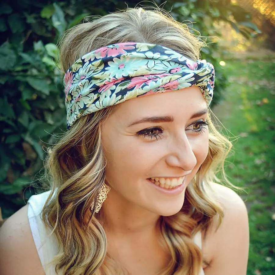 

Twist Turban Headband for Women Bows Elastic Sport Hairbands Head Band Yoga Headbands Headwear Headwrap Girls Hair Accessories