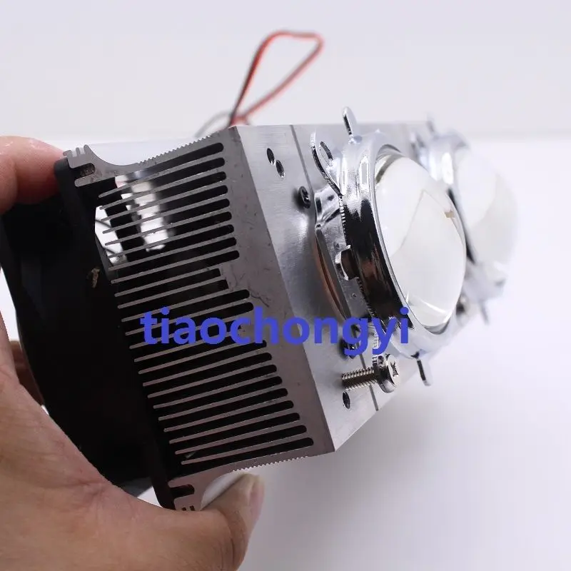 90degree DC12V Led Heatsink+ Glass Lens for 20W 30W 50W 100W High Power Led