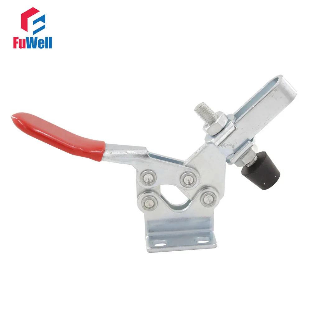 5pcs GH-225-D Toggle Clamp Quick Release Tool Holding U Shaped Bar Horizontal 227Kg Holding Capacity Fixture Clamps