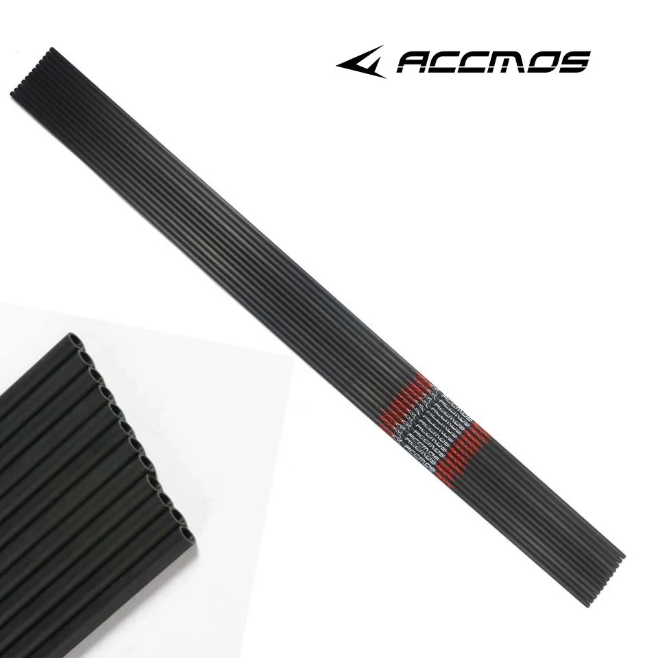 6/12pc 33 zoll ID 6,2mm 0,003 "Wirbelsäule 250 300 350 400 500 600 700 800 reine Carbon Pfeil Wellen DIY Pfeil Bogenschießen für Bogen Jagd – Detail 3