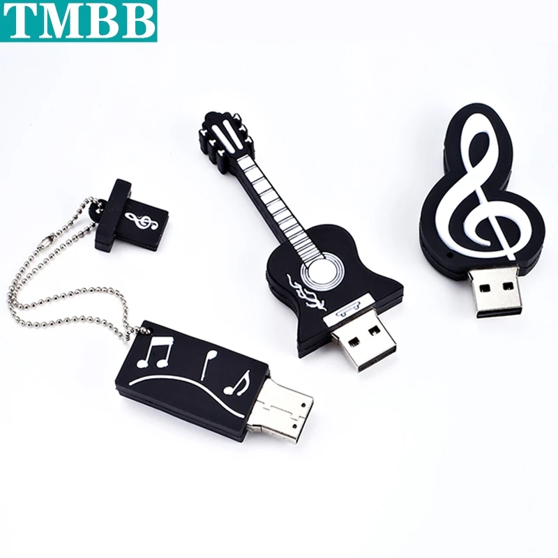 Hot Music instrument Usb flash drive cheap pen drive 4gb 8gb 16gb USB Stick memory 128GB 32gb 64gb Pendrive U Disk creative Gift