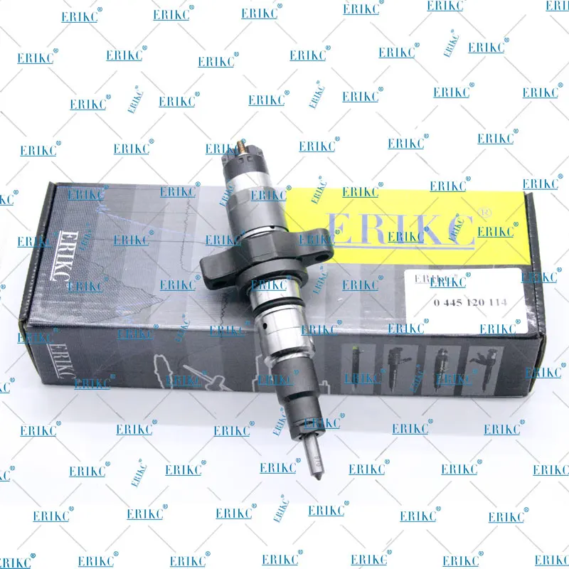 

ERIKC 0 445 120 114 Genuine New Diesel Common Rail Injector 0445 120 114 Injector Fuel Injection Assy 0445120114 for Dodge Ram