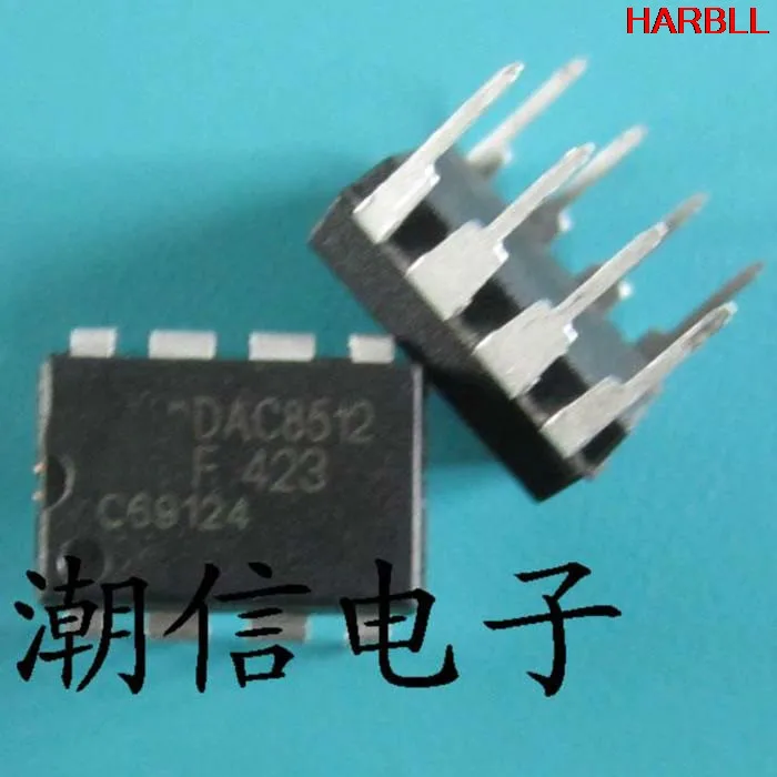 

10Pcs DAC8512F(DAC8512FP)"DIP-8" New