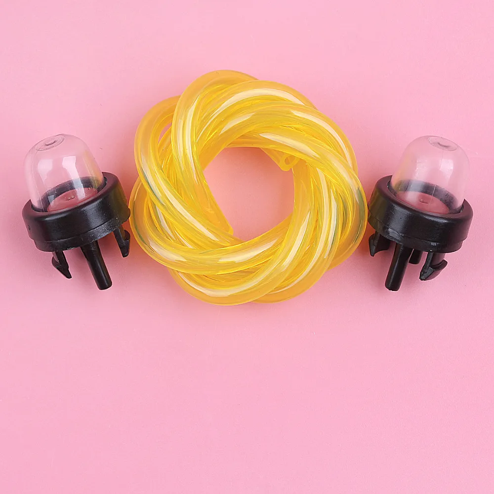 Fuel Line Hose Snap In Primer Bulb Kit For Stihl Husqvarna McCulloch Echo Craftsman Chainsaw Trimmer Blower Part