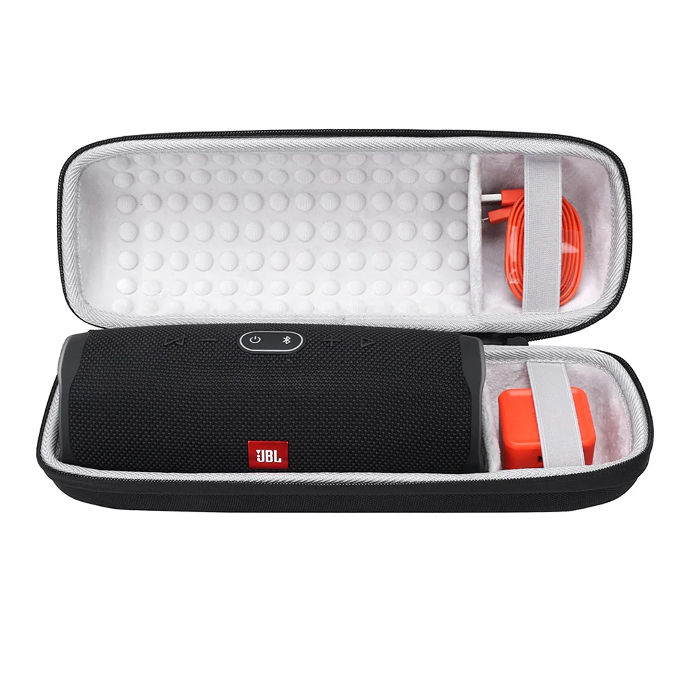 New EVA Hard Travel Protective Case for JBL Charge 4 Charge4 Wireless Bluetooth Speakers Box Extra Space for Charger & Cables