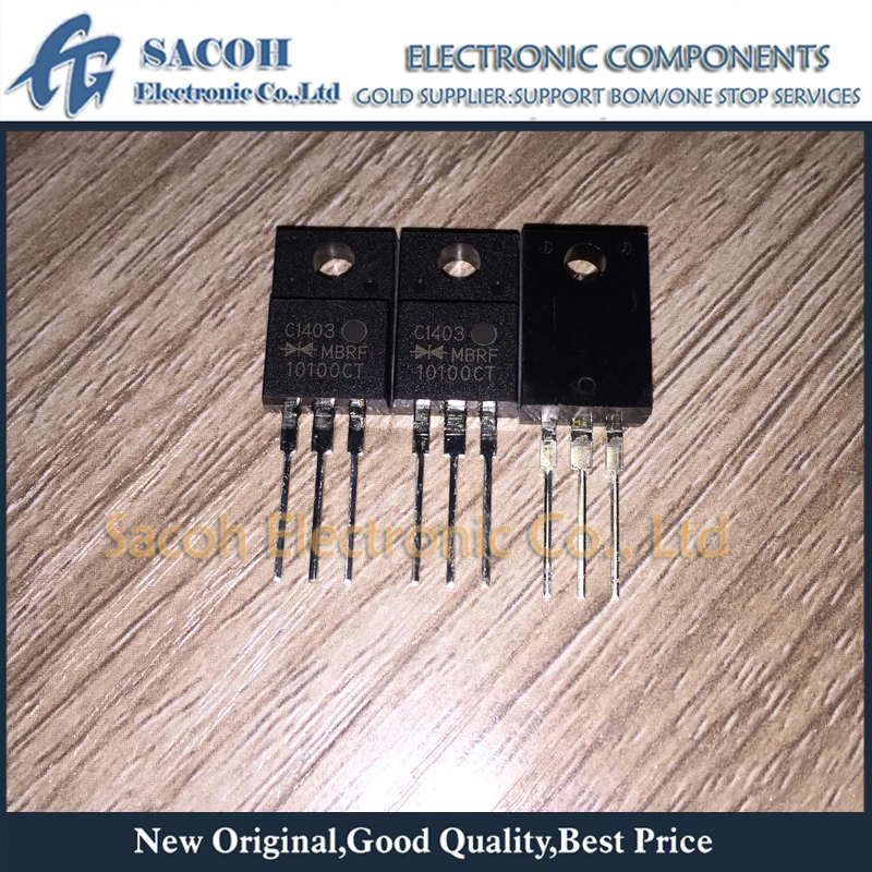 

New Original 10Pcs/Lot MBRF10100CT OR MBR10100CT OR SB10100CT 10100CT TO-220F 10A 100V Power Barrier Schottky Rectifier