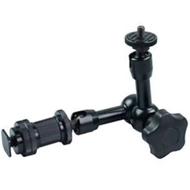 Accesorios de estudio fotográfico, brazo conector de zapata caliente mágico articulado de fricción de 7 pulgadas para cámara, Monitor LCD, trípode de luz LED, 1/4