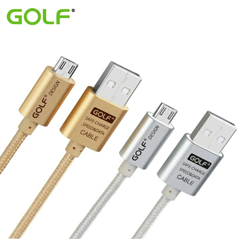 GOLF Braided Charger For Samsung S3 S4 S6 S7 Edge Note 2 4 5 USB Data Sync Cord 3 meters Cable Wire 25cm 100cm 300cm Line